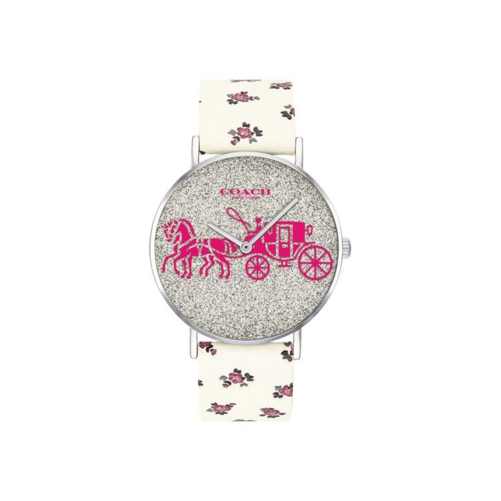 Coach Perry White Leather Ladies Watch Co14503047w (One Size)